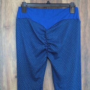 Buttscrunch Black and Gray Women's Leggings D/XL                  E142
